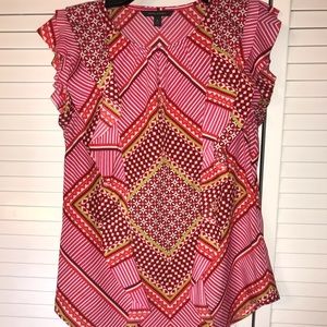 Banana Republic Short sleeve ruffle top